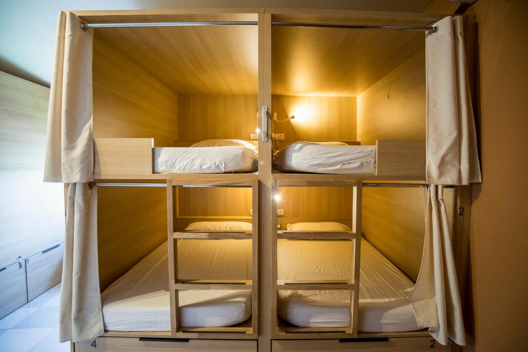 Etagenbett im Frauenschlafsaal