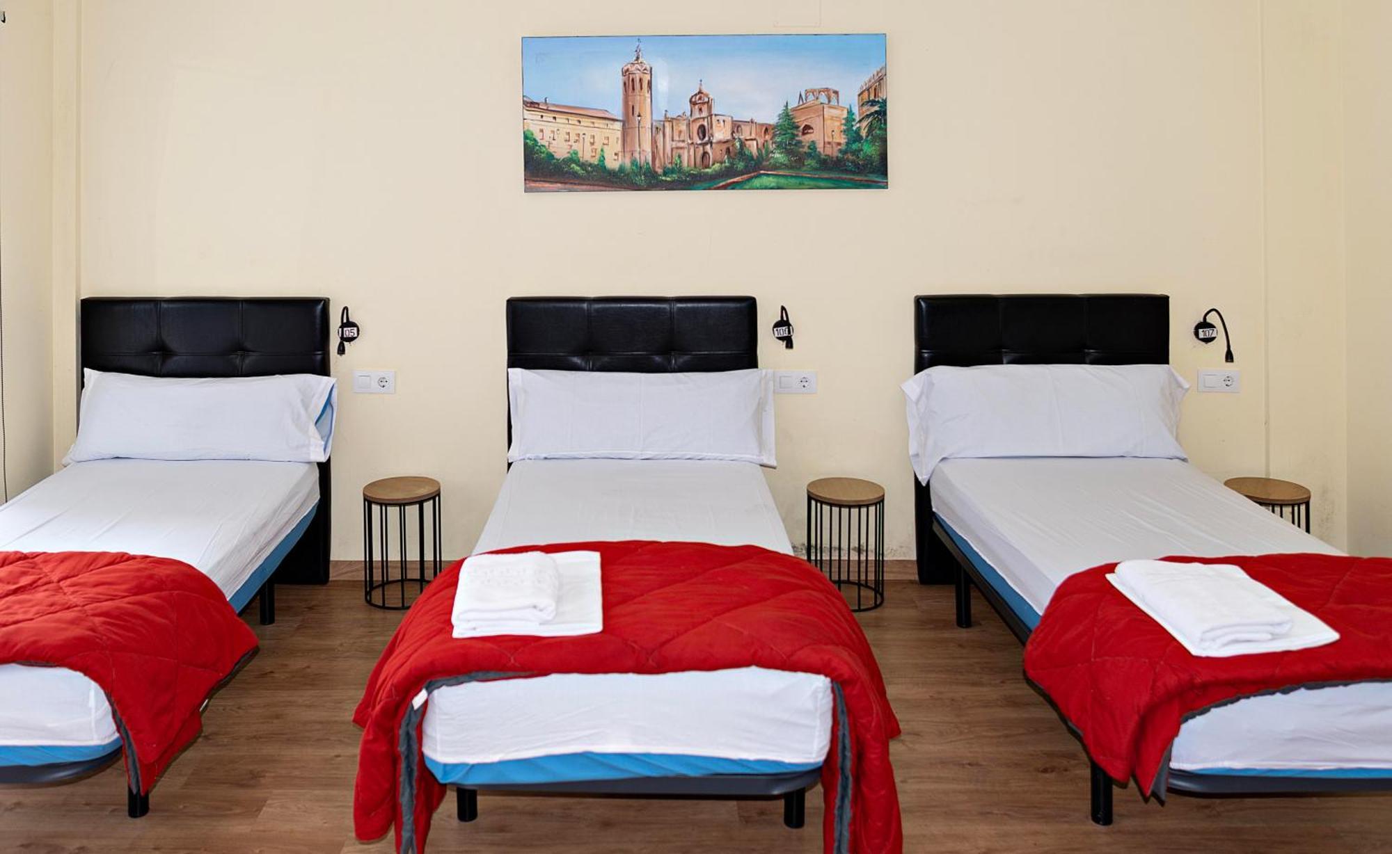 Cama en habitación compartida mixta de 4 camas