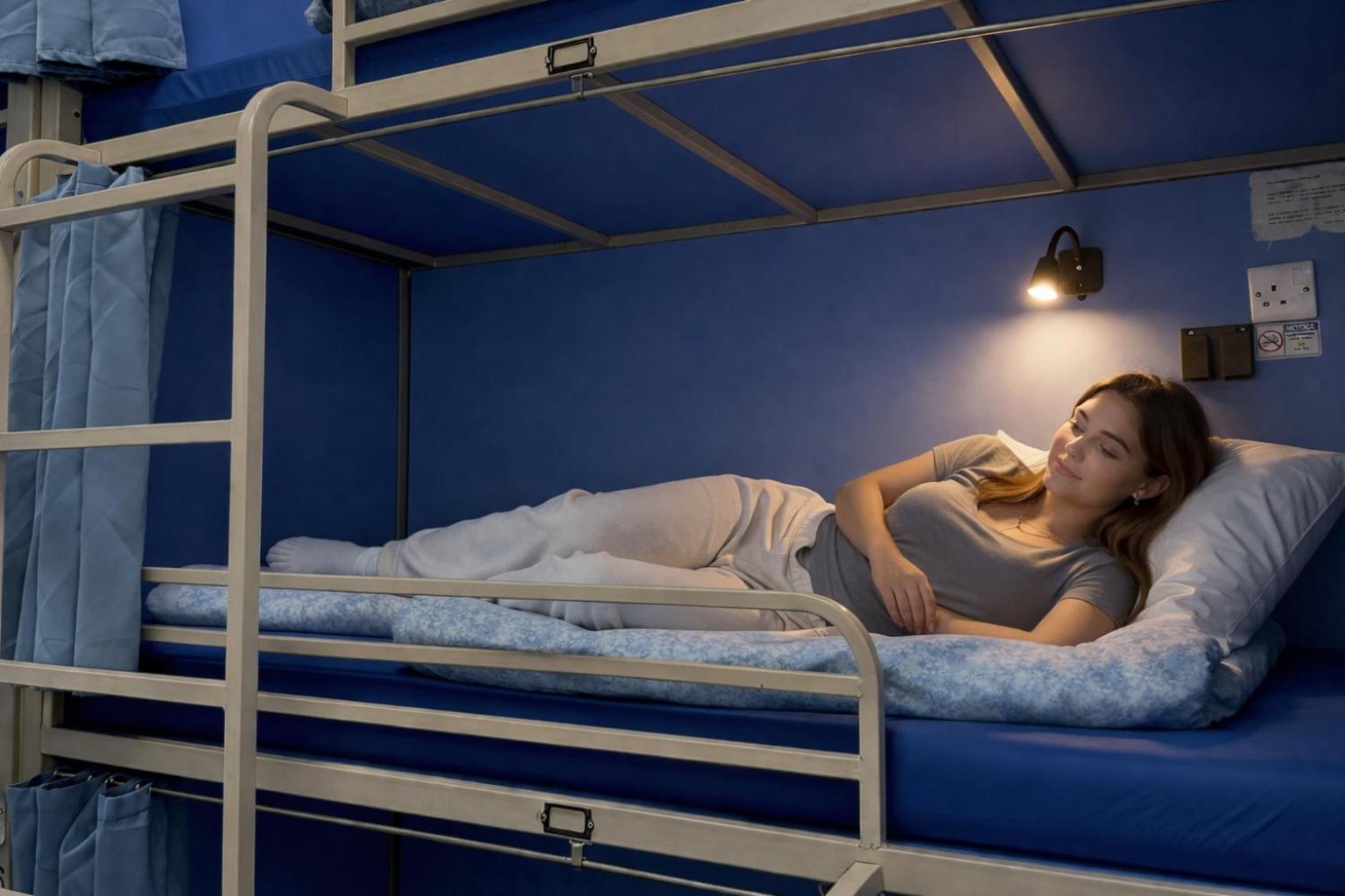 Single Bed in 6-Bed Mixed Dormitory with Private Bathroom