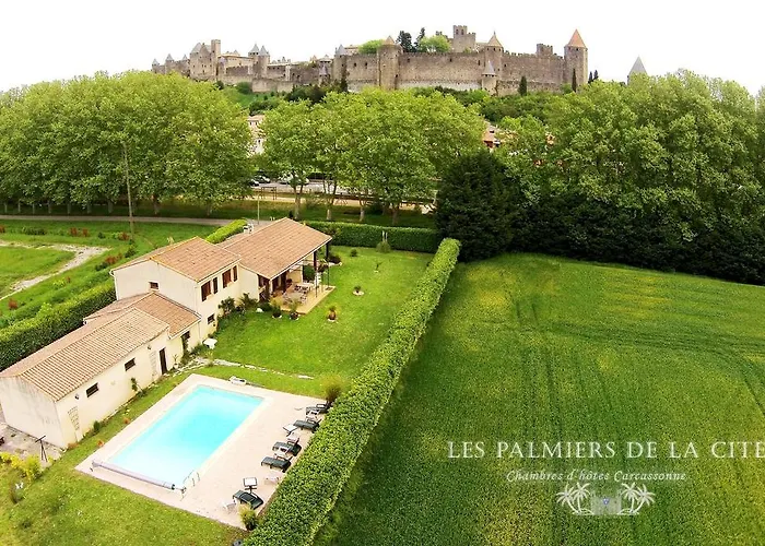 B&B: Chambres d'hôtes Les Palmiers de la Cité