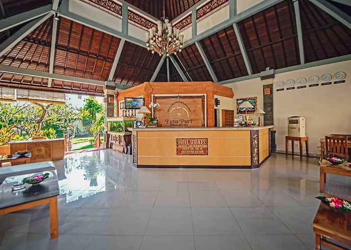 Hot Tub in Room Kuta Puri Bungalows, Villas And