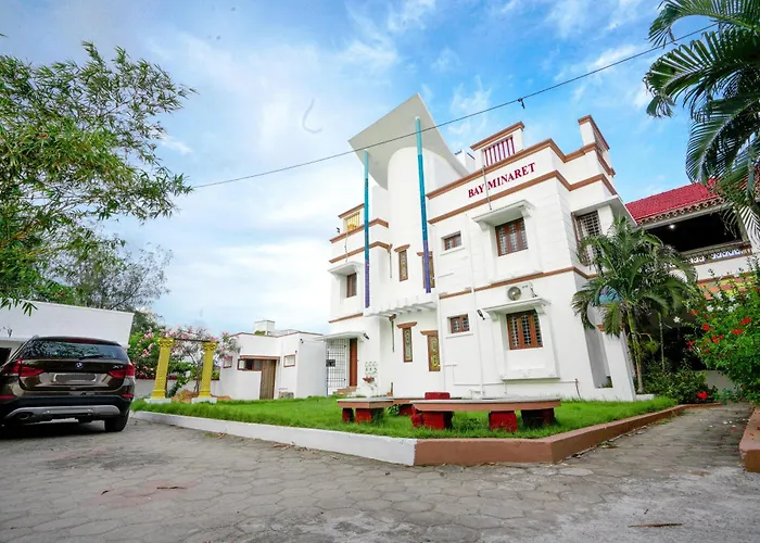 Bay Minaret Villa - Lavish 4Bhk Beach House At Ecr Uthandi