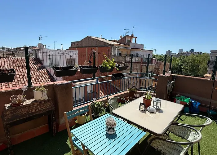 Private Double Room In A Shared Penthouse With Patios