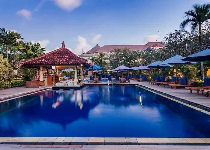 Hot Tub in Room Kuta Puri Bungalows, Villas And