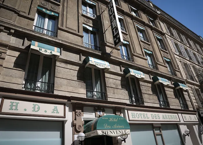 Centraal gelegen hotel: Hotel Des Arenes