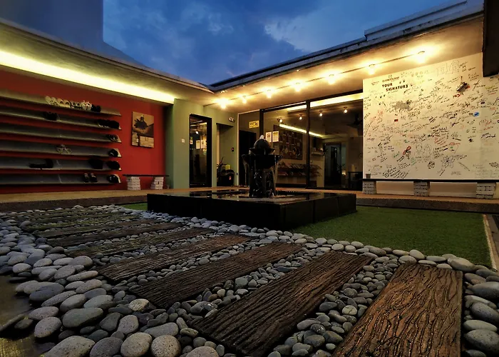 Beds In Garden Hostel