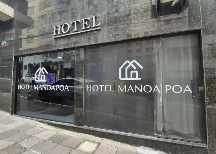 Hotel Manoá Poa - Uma quadra do complexo da Santa Casa