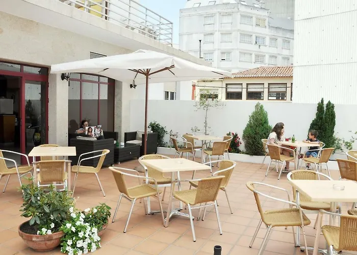 Hotel de playa: Hostal Mourelos